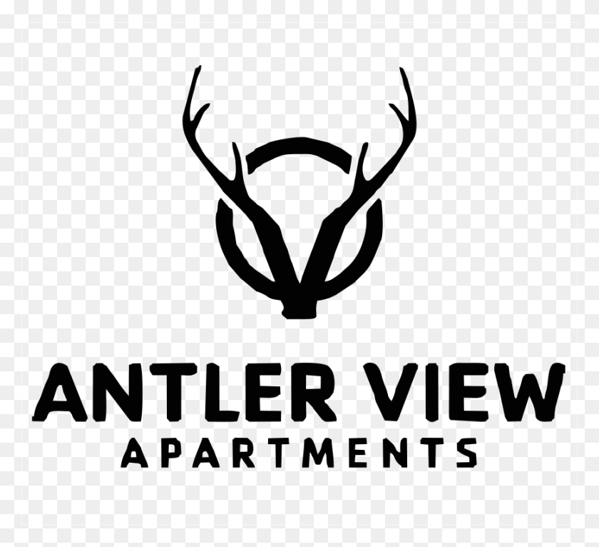 868x786 Descargar Png Elkhorn Ne Antler View Apartments Emblema, Logotipo, Símbolo, Marca Registrada Hd Png