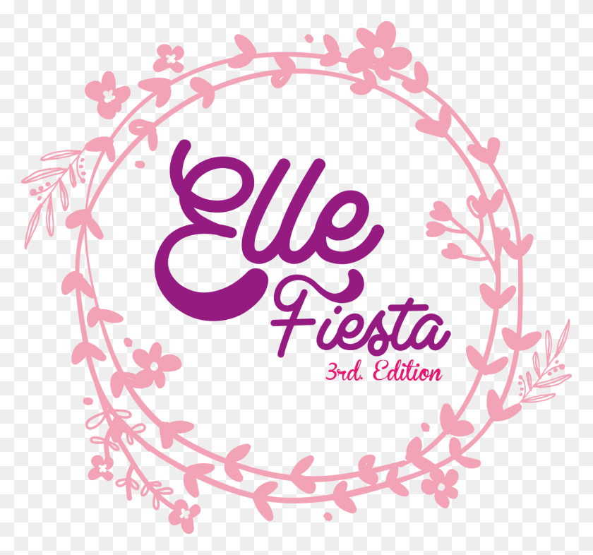 1416x1318 Иллюстрация Логотипа Elle Fiesta, Текст, Узор, Овал Hd Png Скачать