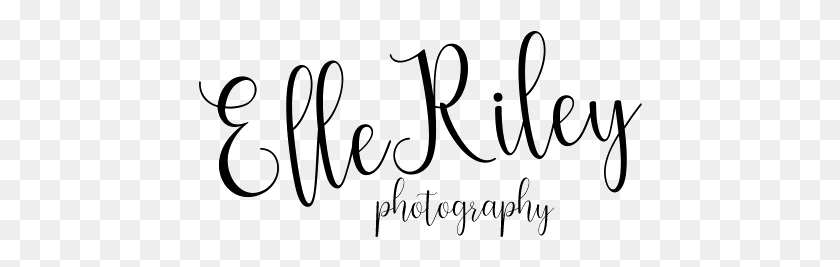 444x207 Elle Riley Photography Calligraphy, Text, Handwriting, Alphabet HD PNG Download