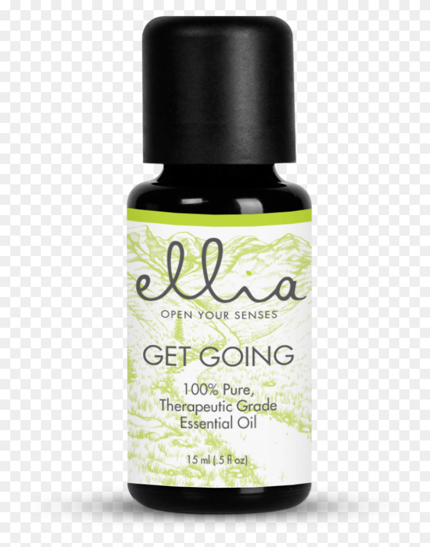 789x1020 Descargar Png Ellia Get Going Essential Oil Blend Homedics Ellia Aceite Esencial, Botella, Cosméticos, Aftershave Hd Png