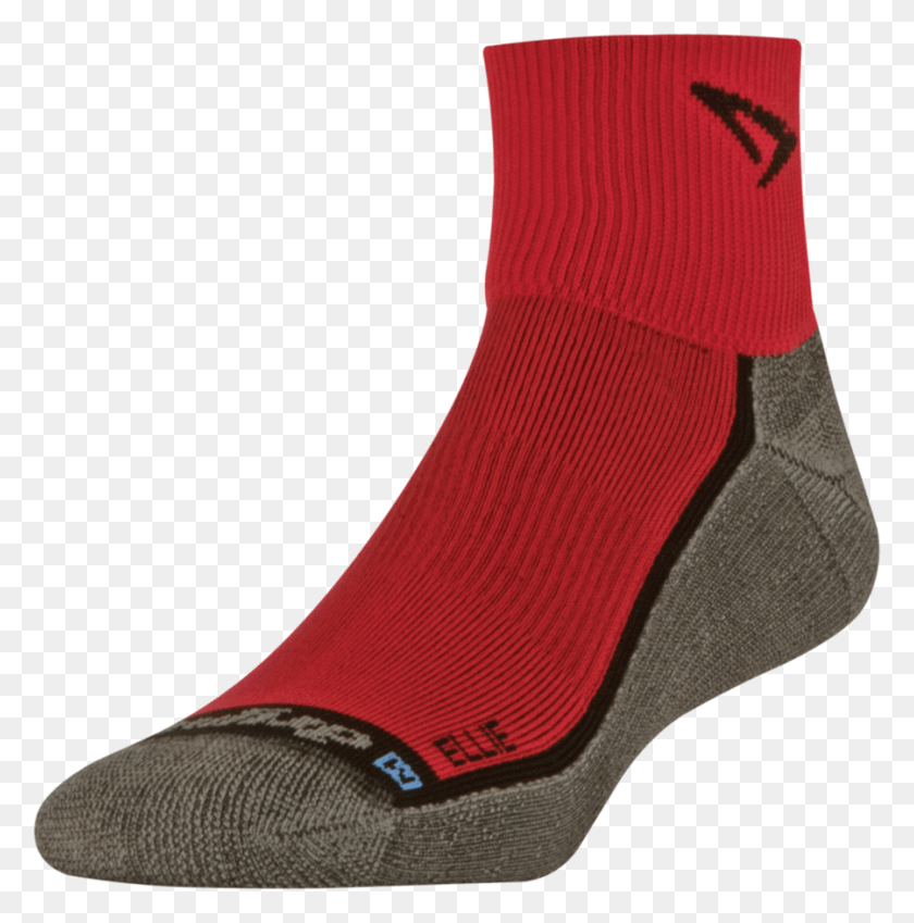 900x911 Ellie Quarter Crew Up Red Sock, Shoe, Footwear, Clothing HD PNG Download
