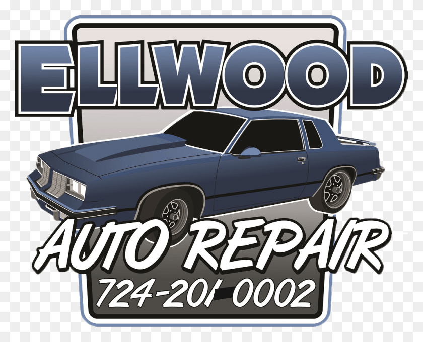 995x791 Ellwood Auto Repair Logo Oldsmobile Cutlass Supreme, Advertisement, Poster, Flyer HD PNG Download