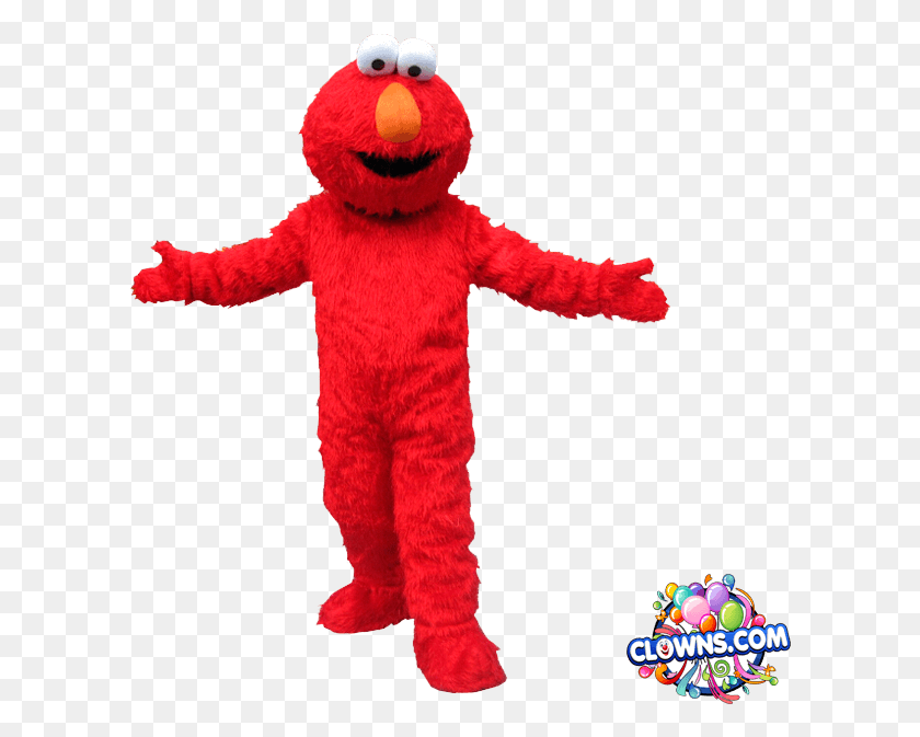 604x613 Elmo Character Rental Ny Elmo Head Transparent, Mascot, Toy, Person HD PNG Download