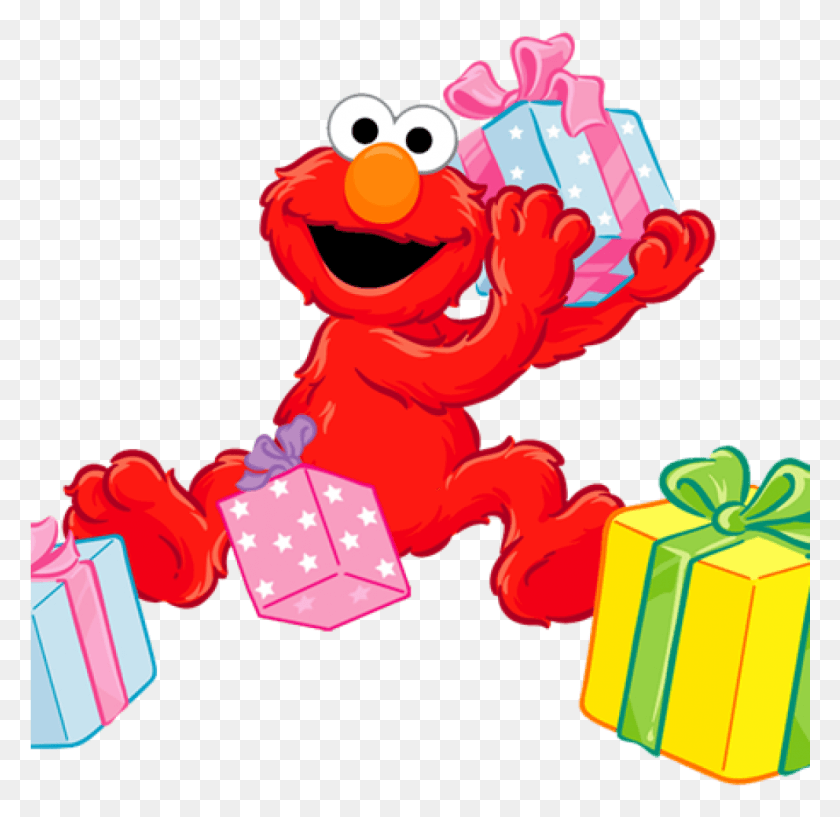 1025x995 Elmo Clipart 4 Elmo Birthday Birthday Elmo Clipart, Gift, Toy HD PNG Download