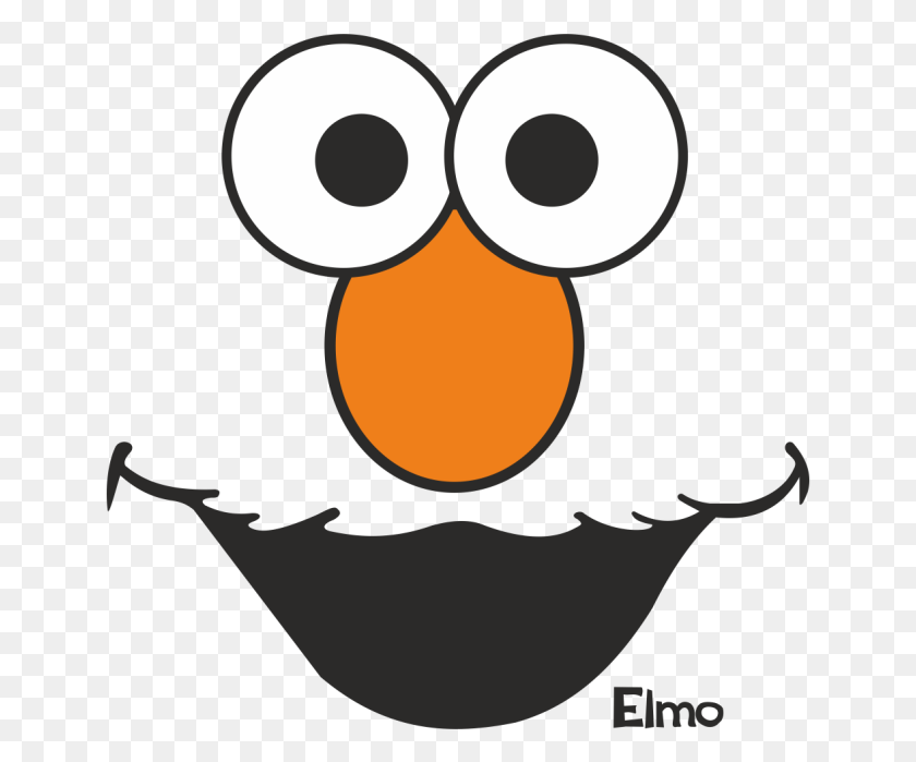 647x639 Elmo Clipart Eye Sesame Street Elmo Face, Bird, Animal, Penguin HD PNG Download