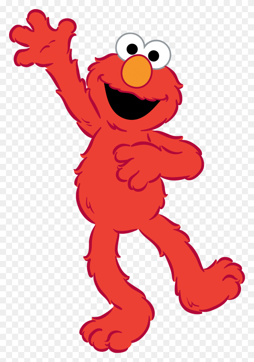 1032x1500 Elmo Cookie Monster Grover Oscar The Grouch Clip Art Sesame Street Elmo Clipart, Cupid, Animal, Person HD PNG Download