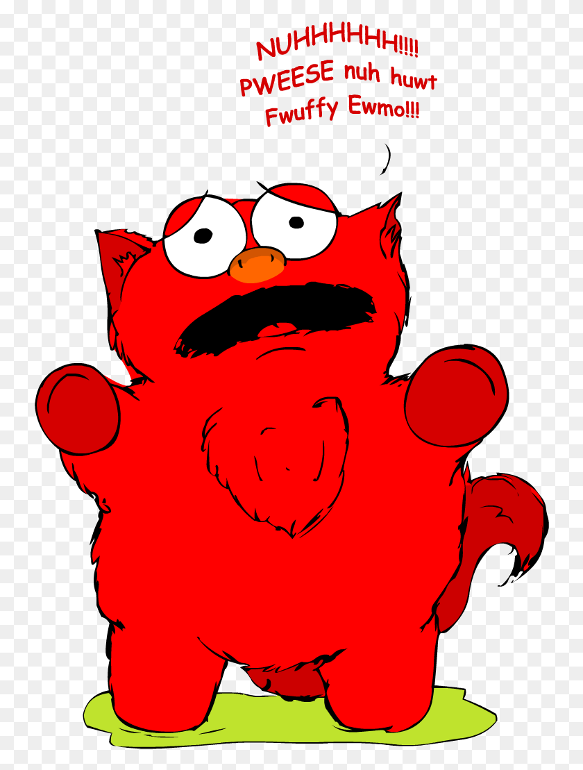 742x1049 Elmo Fluffy Pony Fluffy Pony Grimdark Fluffy Pony Cartoon, Face, Person, Human HD PNG Download