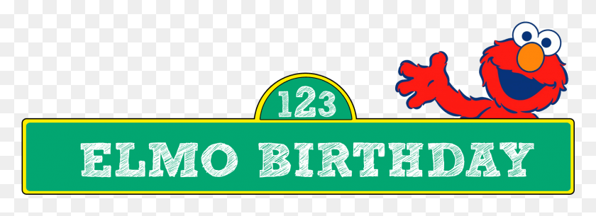 1492x469 Elmo Party Elmo Happy Birthday, Text, Symbol, Alphabet HD PNG Download