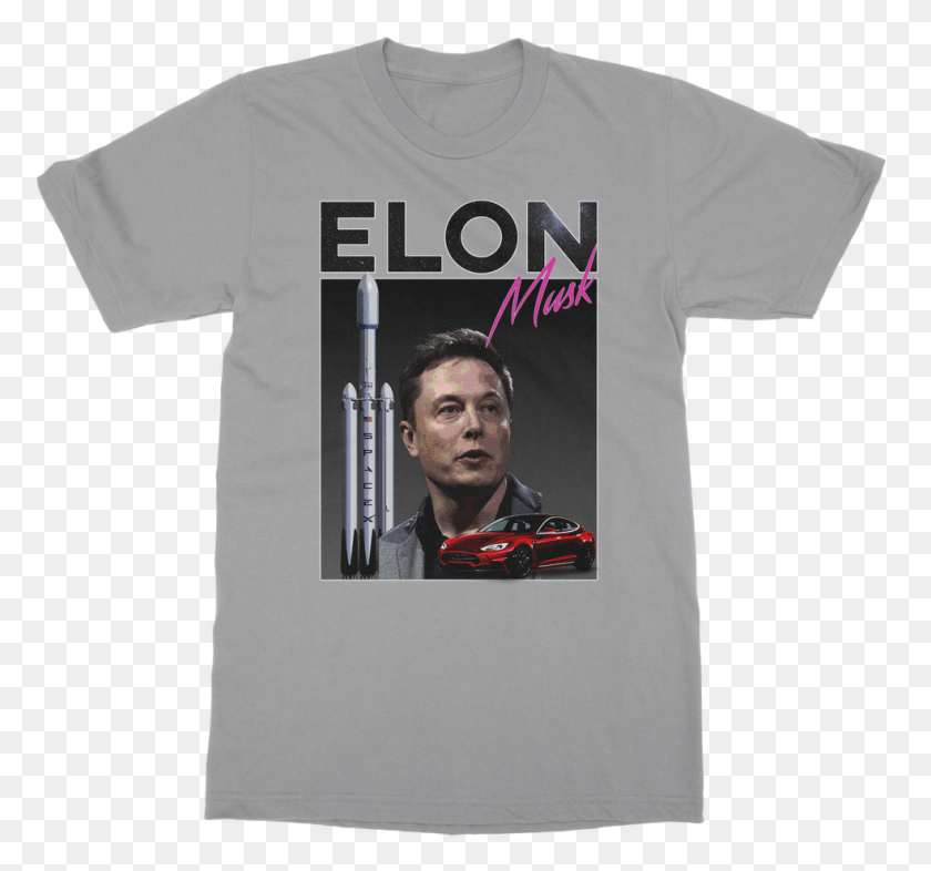 983x915 Elon Musk Classic Adult Shirt Rap Icons Apparel Rees Mogg T Shirt, Clothing, Person, Human HD PNG Download