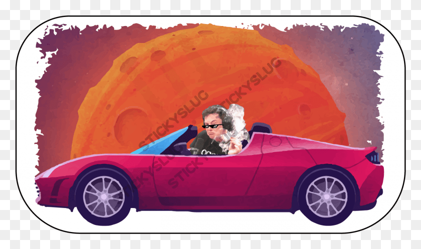 1380x776 Elon Musk Supercar, Person, Car, Vehicle HD PNG Download