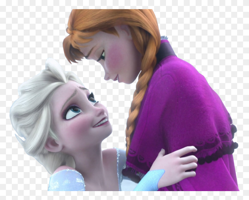 973x766 Descargar Png Elsa Y Anna Princesas De Disney Con El Pelo Corto, Persona, Humano, Diseño De Interiores Hd Png