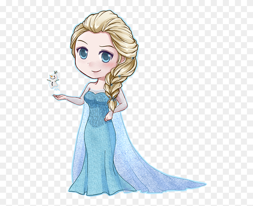 536x624 Elsa By Seika Elsa Cartoon, Person, Clothing, Female HD PNG Download