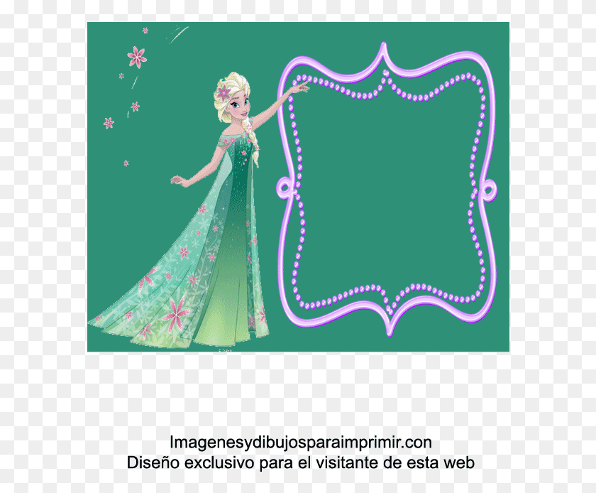 596x634 Elsa En Frozen Fever Illustration, Vestido, Ropa, Mujer Hd Png