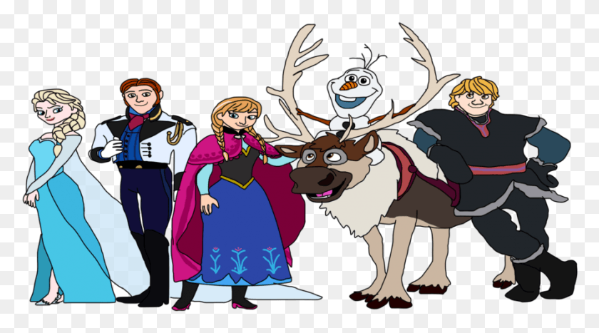 890x465 Elsa Frozen Characters Clipart Cartoon, Person, Human, Deer HD PNG Download