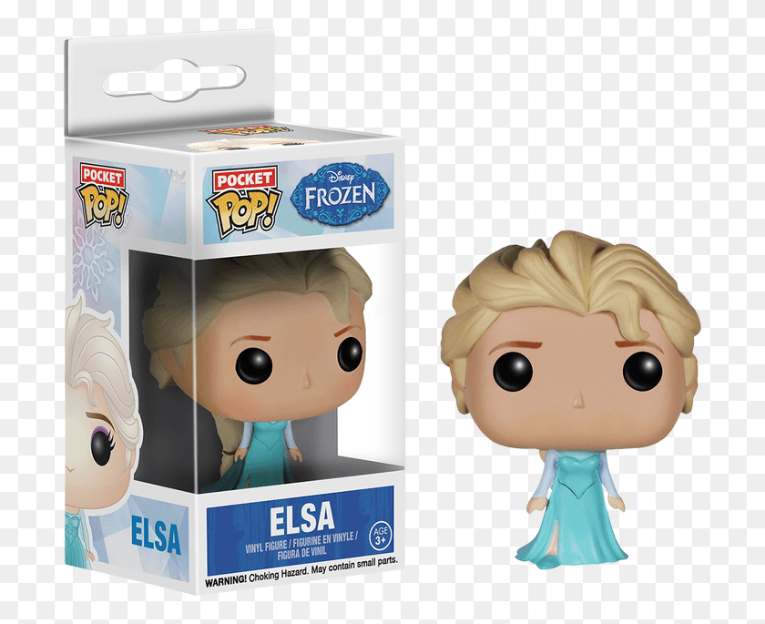 700x625 Elsa Pocket Pop Vinyl Figure Figurine Pop Elsa, Doll, Toy, Plush HD PNG Download