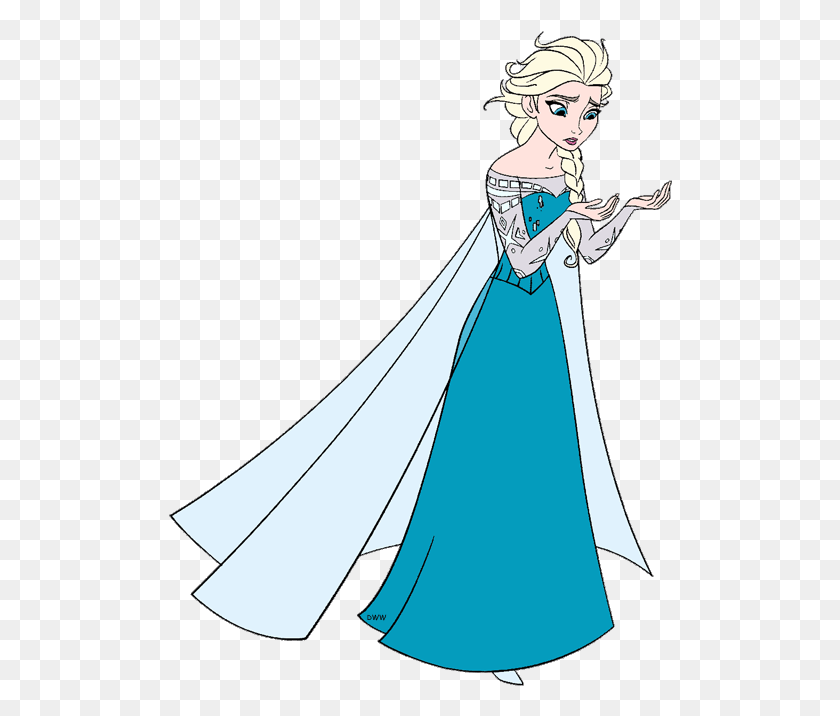504x656 Elsa Staring At Hands Disney Frozen Elsa Clipart, Clothing, Apparel, Fashion HD PNG Download