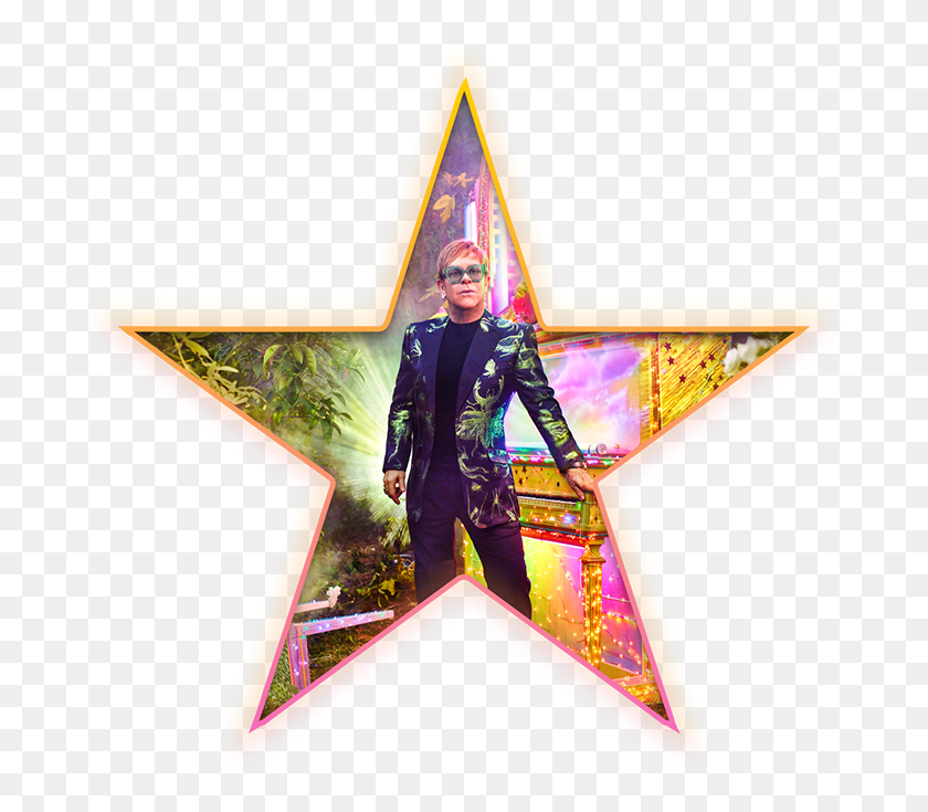 700x675 Elton John Elton John Farewell Yellow Brick Road, Person, Human, Poster HD PNG Download