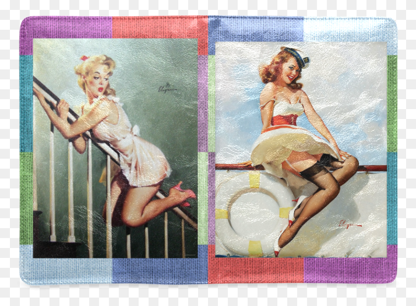 816x583 Elvgren Sailor Pin Up, Person, Human, Advertisement HD PNG Download