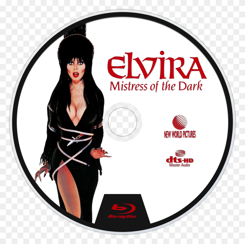 1000x1000 Elvira Mistress Of The Dark Bluray Disc Image Elvira Mistress Of The Dark Dvd Disc, Person, Human, Disk HD PNG Download