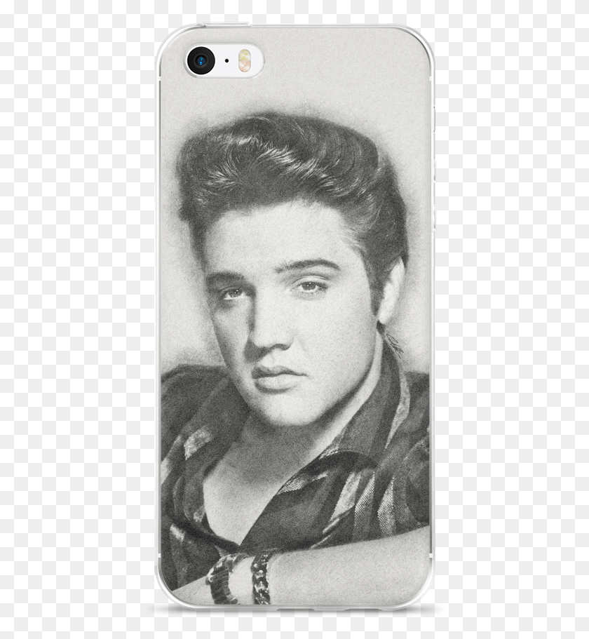 436x851 Descargar Png Elvis Mockup Back Iphone 55Sse Original Elvis Presley En Color, Persona, Humano Hd Png