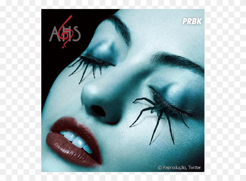 559x561 Em American Horror Story American Horror Story Season 6 Poster, Face, Person, Human HD PNG Download