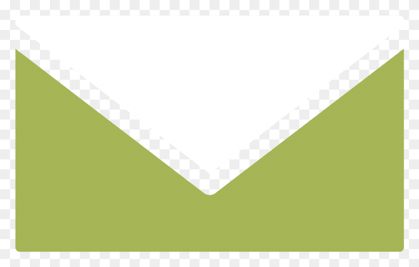 1183x723 Значок Электронной Почты Белый Зеленый Треугольник, Конверт, Почта Hd Png Скачать