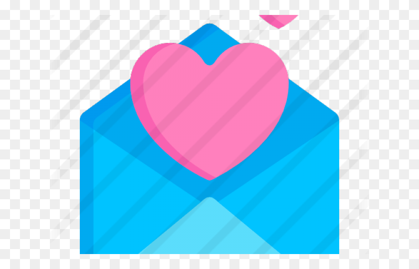 640x480 Email Icons Turquoise Heart, Sweets, Food, Confectionery HD PNG Download