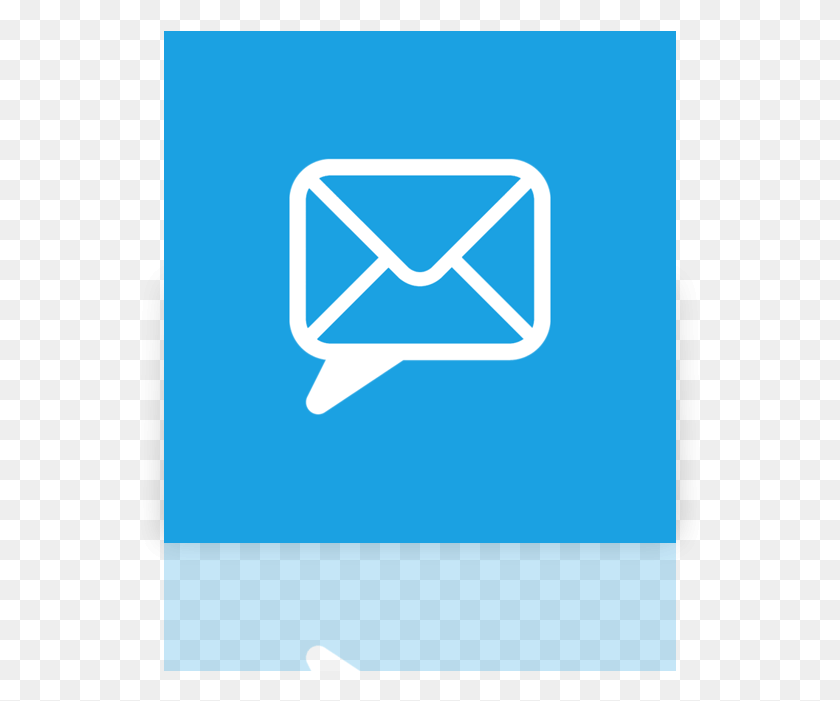 565x641 Email Mirror Chat Icon Light Blue Mail Icon, Envelope, Mail, Airmail HD PNG Download