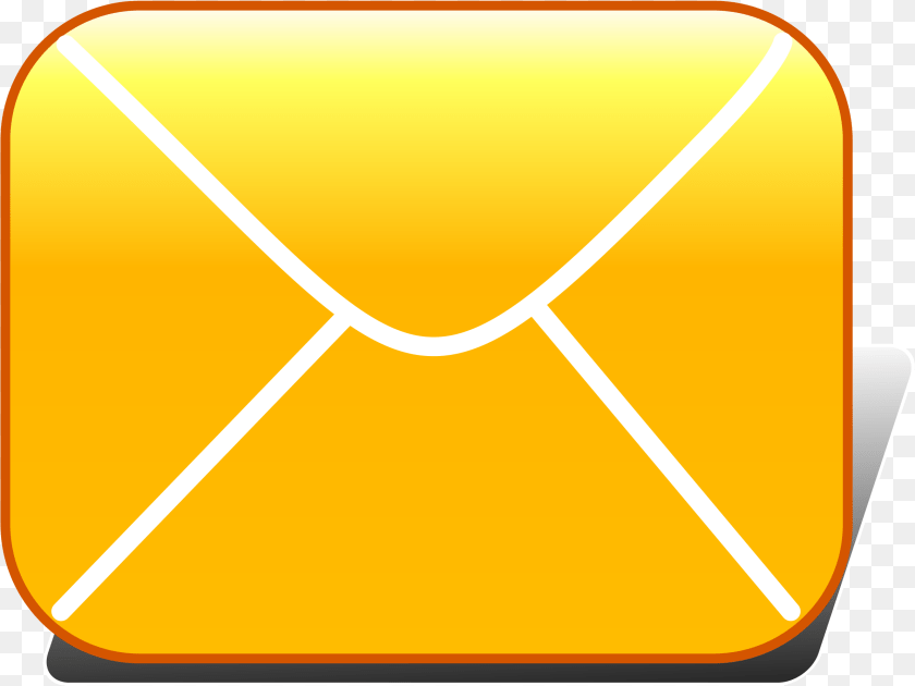 2385x1788 Email Symbol Yellow Colour, Envelope, Mail PNG