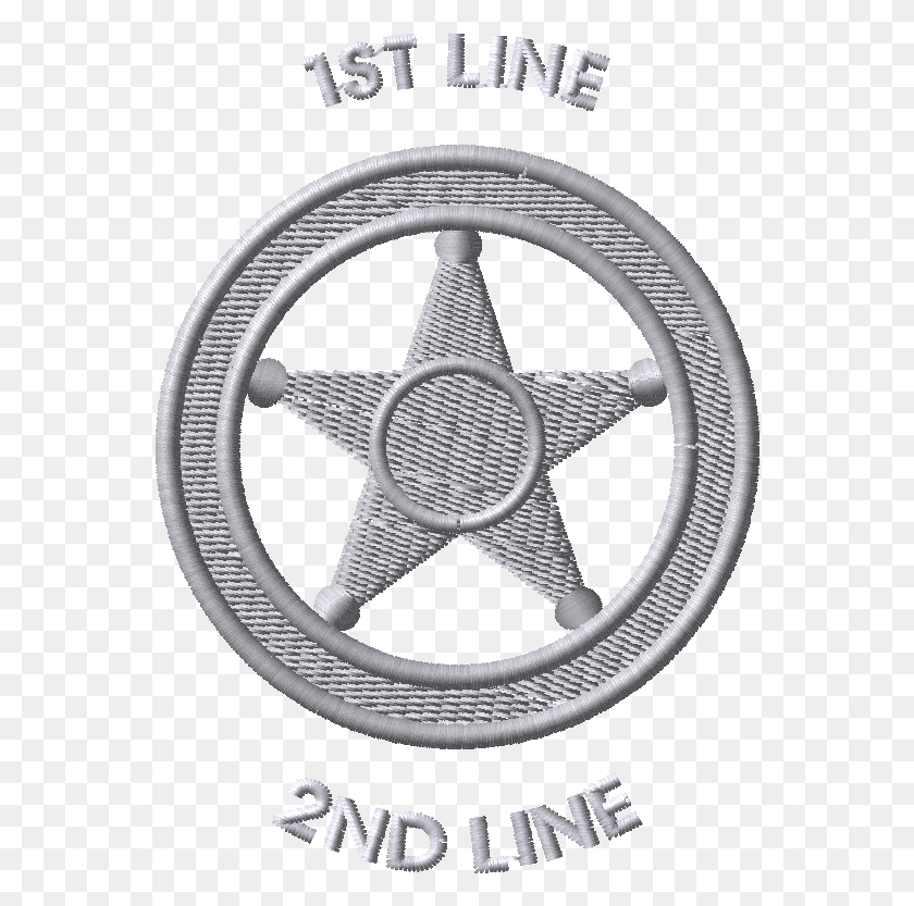 556x773 Emb Stk Le Badge Star 5Pt Circle Silver Off Road Wheels, Логотип, Символ, Товарный Знак Hd Png Скачать