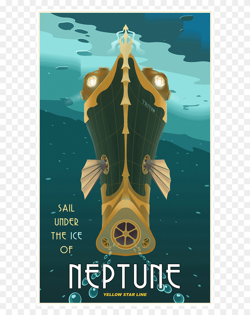 595x1000 Embark With Neptune Cruises Solar System Travel Poster, Advertisement, Vehicle, Transportation HD PNG Download