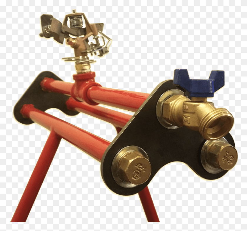 1303x1212 Ember S Guard Rooftop Sprinkler System Brass, Bronze, Hammer, Tool HD PNG Download