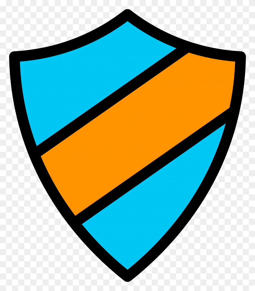 9292x10701 Emblem Icon Light Blue Orange, Armor, Shield, Rug HD PNG Download