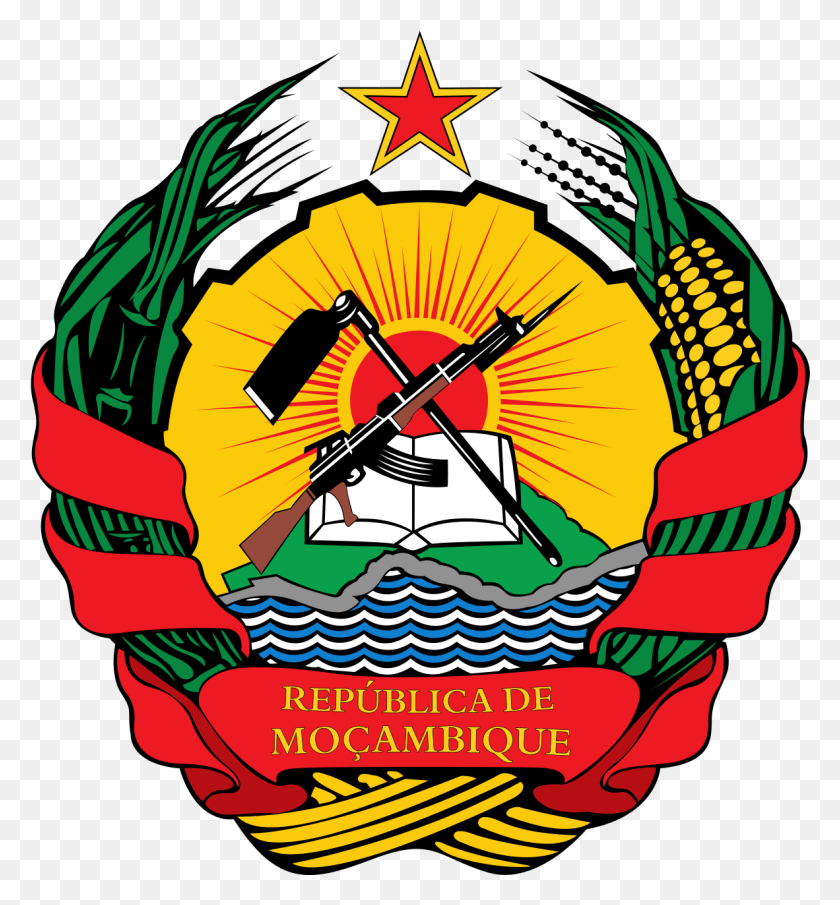 1182x1282 Descargar Png Emblema De Mozambique, Emblema De Mozambique, Símbolo, Símbolo De La Estrella, Dinamita Hd Png