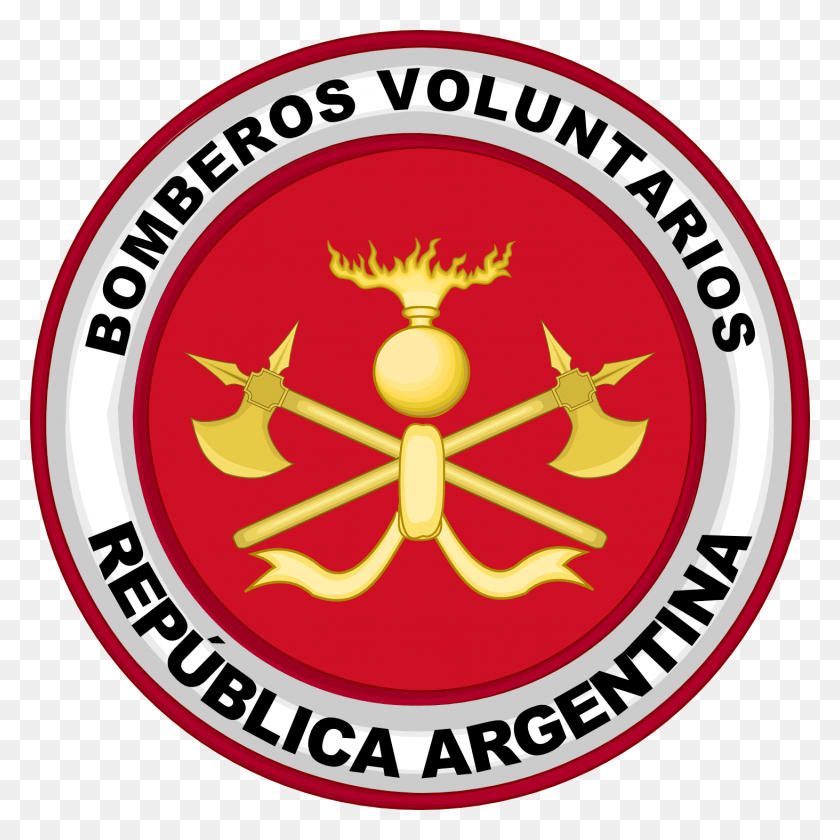 1463x1463 Emblema De Los Bomberos Voluntarios Argentina Emblem, Logo, Symbol, Trademark HD PNG Download