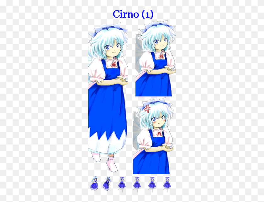 279x583 Embodiment Of Scarlet Devil And Perfect Cherry Blossom Cirno Embodiment Of Scarlet Devil, Manga, Comics, Book HD PNG Download