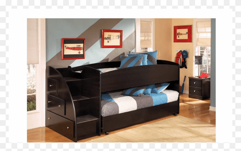 2401x1441 Embrace Twin Loft Bed Ashley Loft Twin Bed With Stairs, Мебель, Двухъярусная Кровать, Корпус Hd Png Скачать