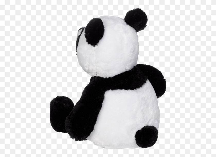 456x552 Embroider Buddy Peyton Panda 16 Inch Panda Stuffed Animal Back, Plush, Toy, Giant Panda HD PNG Download