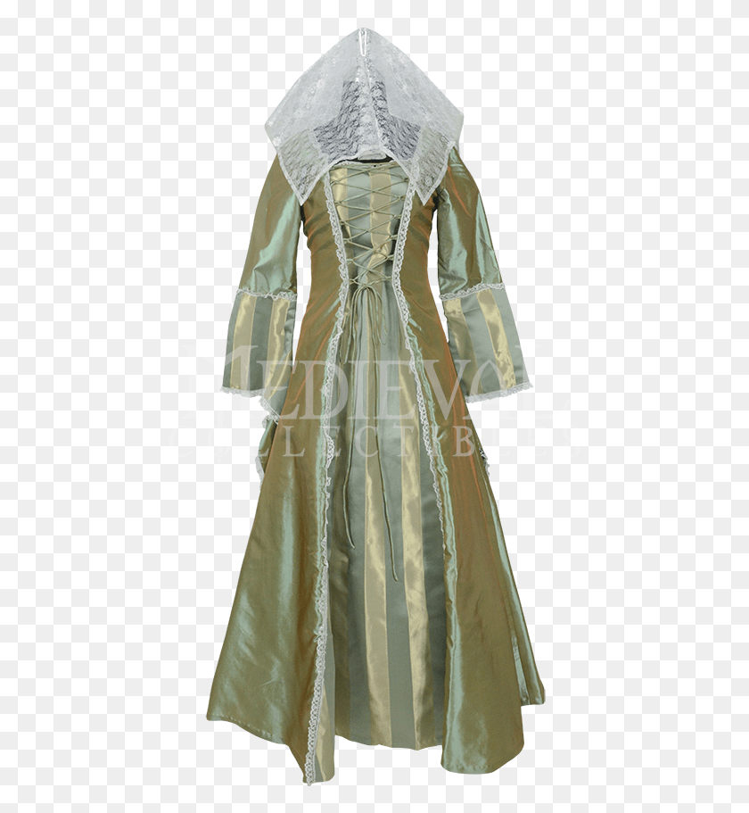 462x851 Embroidered Medieval Dress Costume, Clothing, Apparel, Sleeve HD PNG Download