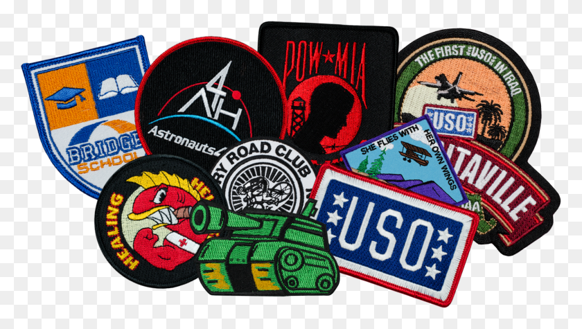 1261x672 Embroidered Patches Patch Embroidery, Label, Text, Logo HD PNG Download