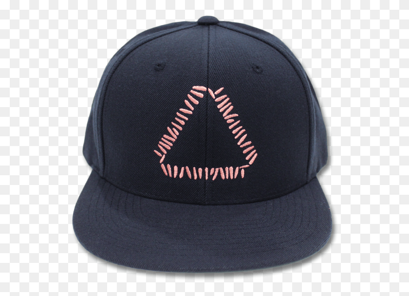 552x548 Embroidered Triangle Logo Snapback Baseball Cap, Clothing, Apparel, Cap Descargar Hd Png