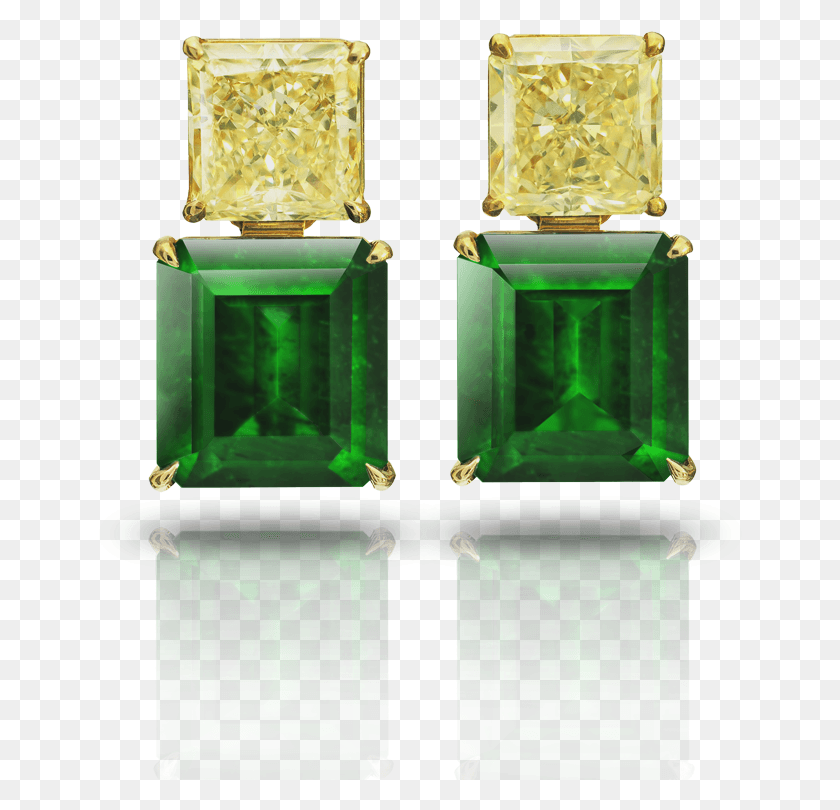 661x750 Emerald And Fy Diamond Earrings, Gemstone, Jewelry, Accessories HD PNG Download