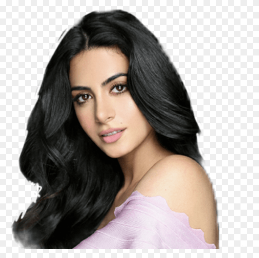 942x939 Emeraudetoubia Isabellelightwood Izzylightwood Shadowhu Emeraude Toubia, Black Hair, Hair, Person HD PNG Download