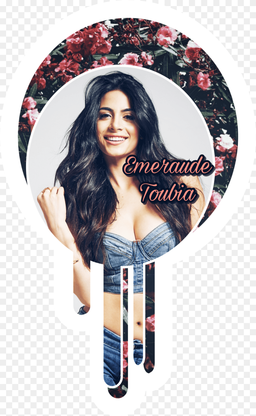 1024x1664 Emeraudetoubia Sticker Emeraude Toubia Jeans, Person, Portrait, Face, Photography PNG