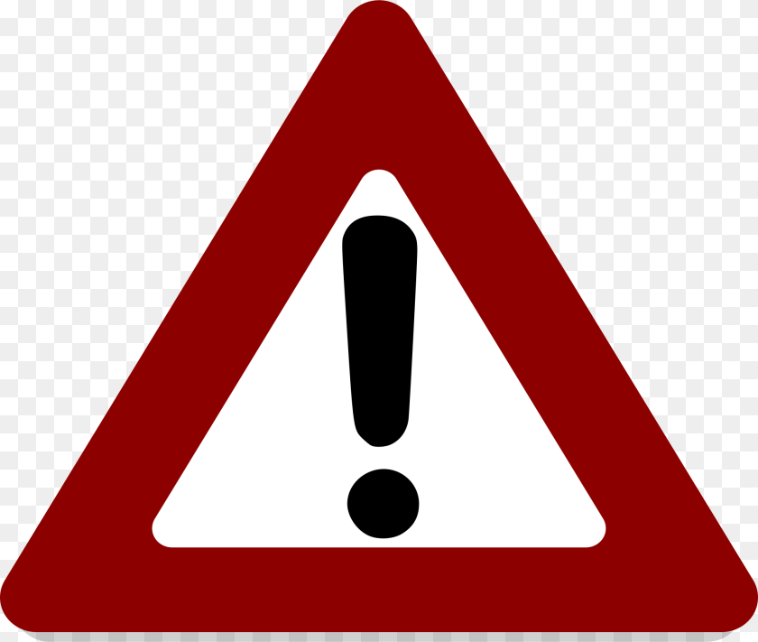 2000x1693 Emergency Alert Icon, Sign, Symbol, Road Sign, Triangle Sticker PNG