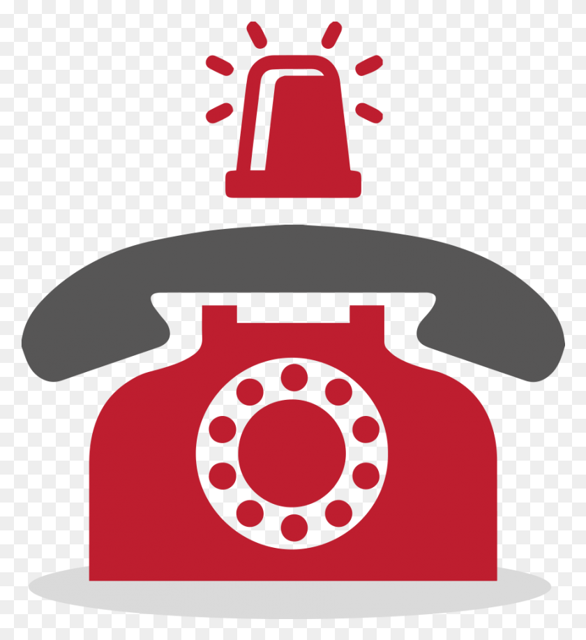 879x966 Emergency Clipart Emergency Telephone Telephone Logo, Phone, Electronics, Dial Telephone HD PNG Download