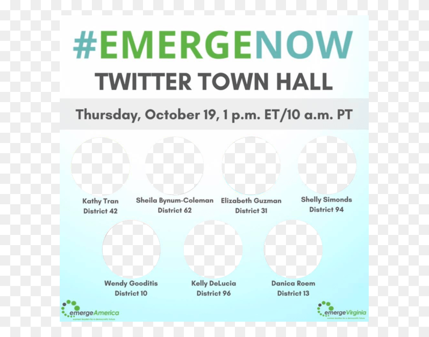 605x600 Descargar Png Emergenow Twitter Town Hall Club To Club, Text, Flyer, Poster Hd Png