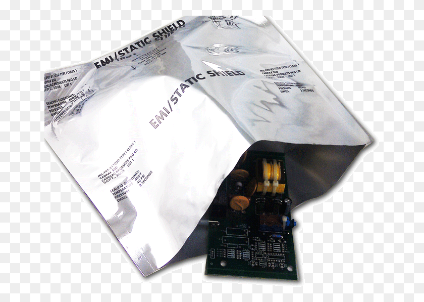 665x537 Emi Rfi Bag Anti Static Bag, Electronics, Text, Hardware HD PNG Download