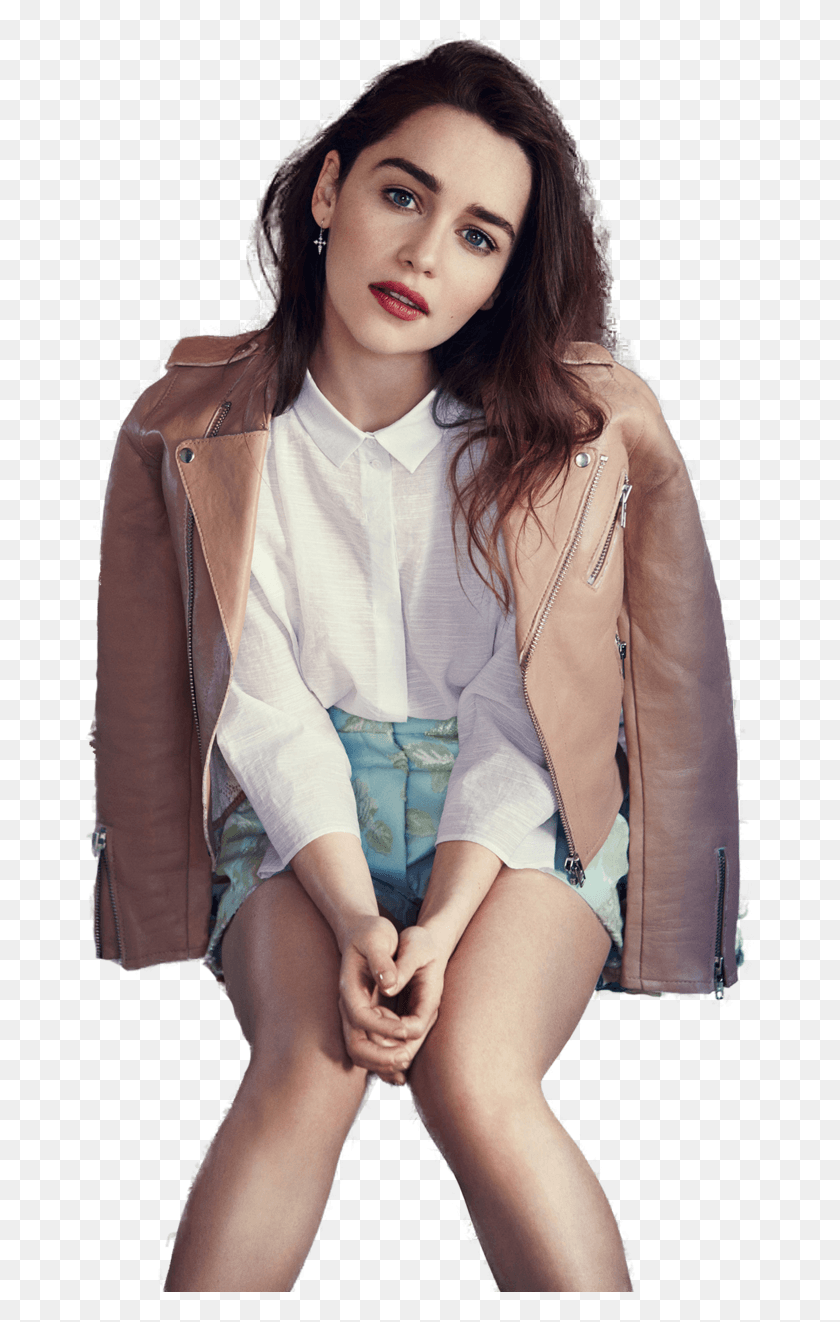 671x1262 Emilia Clarke, Clothing, Apparel, Person HD PNG Download