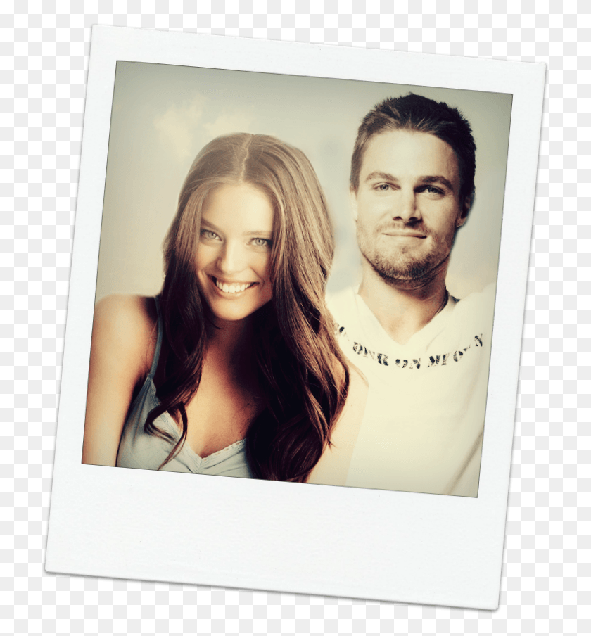 723x844 Emily Didonato Stephen Amell Manip Manips Content By Picture Frame, Face, Person, Human HD PNG Download